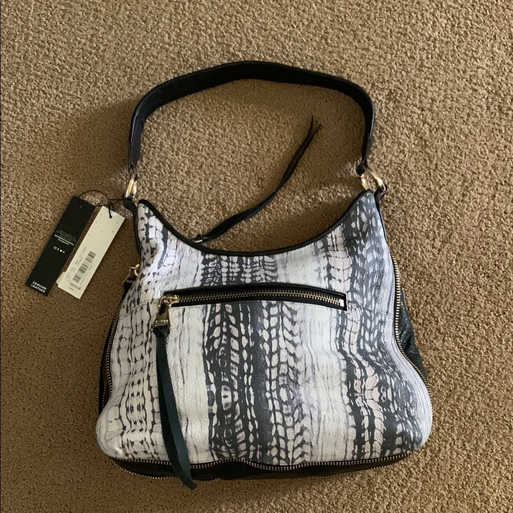 Stylish Black and White Women's Bag